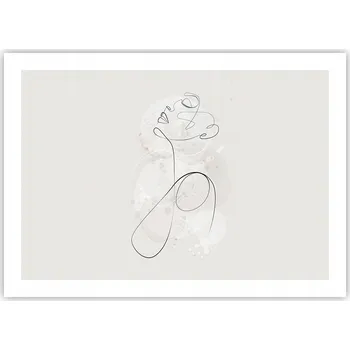 Obraz Plakát bez rámu do obývacího pokoje ložnice 70x50 grafika moderní módní obraz