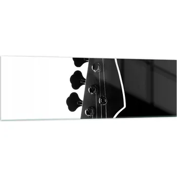 Obraz Velký skleněný obraz do obýváku XXL 160x50 kytara moderní fotoobraz obrazy