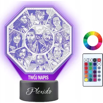 Lampička Plexido vícebarevná Noční lampa