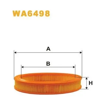 Auto-moto Vzduchový filtr WIX FILTERS WA6498