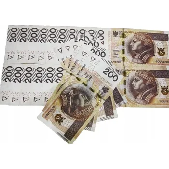 Desková hra Stolní hra 100zlotých bankovky na hraní a učení 50 Ks.