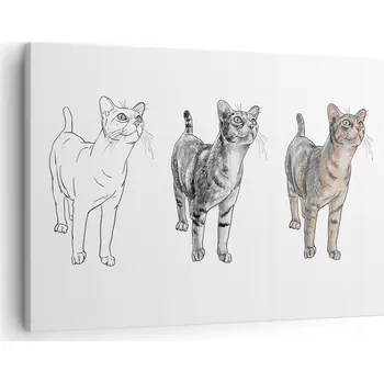 Obraz Obraz na plátně do obýváku, ložnice 70x50 zvířata foto obrazy na zeď