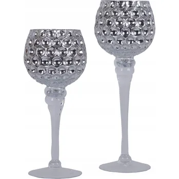 Svícen Svícen na čajové svíčky Ewax 30 cm pro 2 svíčky