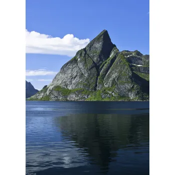 Obraz Plakát Norský fjord 7 bez rámu 21 x 29,7 cm