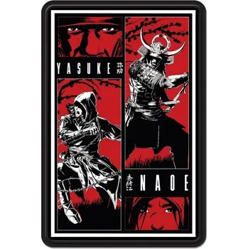 Obraz Assassin's Creed Shadows Plechová tabulka „MANGA!“