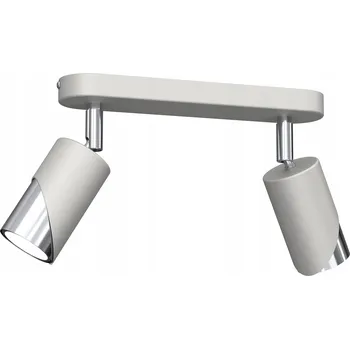 Bodové svítidlo Luminex 9667 bodové svítidlo Shift šedá/chrom 2xGU10