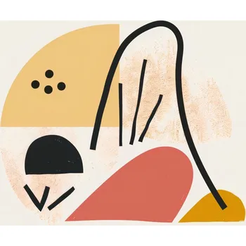 Plakát Plakát Tvarovaná Symfonie bez rámu 100 x 100 cm