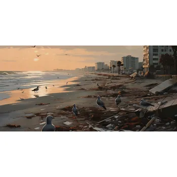 Plakát Plakát Rackové po bouři bez rámu 91,3 x 44,5 cm