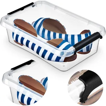 Úložný box PLASTOVÁ KRABIČKA S VÍKEM PRO SKLADOVÁNÍ BOX ORGANIZER 3,1L