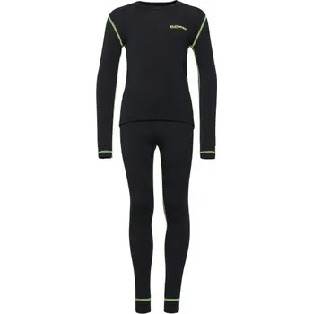Set dětského termoprádla Dětský set funkčního prádla KLIMATEX černý Velikost: 122