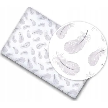 Prostěradlo Dětské bavlněné prostěradlo do postýlky, 140x70cm - Peříčka