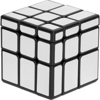 Hlavolam Mirror MoYu Meilong Černá se stříbrnými nálepkami