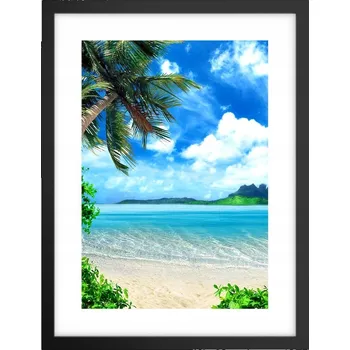 Obraz Obraz plakát v černém rámu do obýváku 30x40 krajina plakáty na zeď