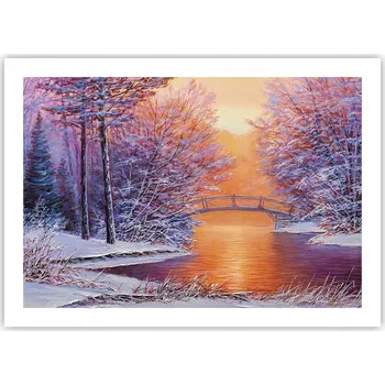 Obraz Plakát bez rámu do obýváku ložnice 70x50 krajina moderní módní obraz