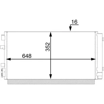 Výparník klimatizace Kondenzátor, klimatizace MAHLE AC 44 000S