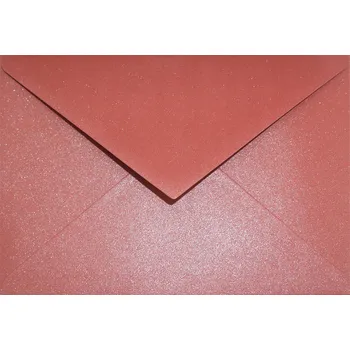 Obálka Perleťové obálky C6 Aster Metallic červené 5 ks