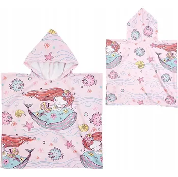 Dětské pončo s s kapucí 60x60 cm, 5–8 let