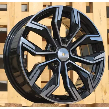 Alu kolo Alu kola Racing Line B1518, 16x6.5 5x114.3 ET41, černá + leštění vhodné pro Renault Megane IV (od 2016)