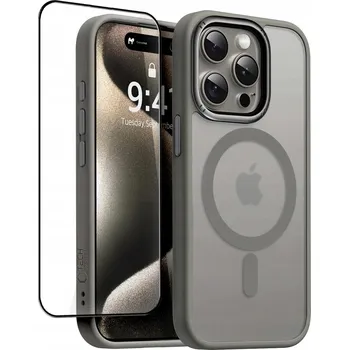 Pouzdro na mobilní telefon Zadní Kryt Tech-protect pro Apple iPhone 15 Pro Max béžová