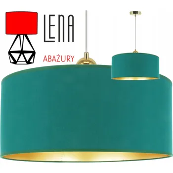 Moderní závěsné stropní svítidlo zelené stínidlo 35cm, obývací pokoj, ložnice LED