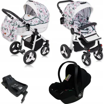 Kočárek Kočárek 4v1 Karex 4v1 ZELENÉ KVĚTY