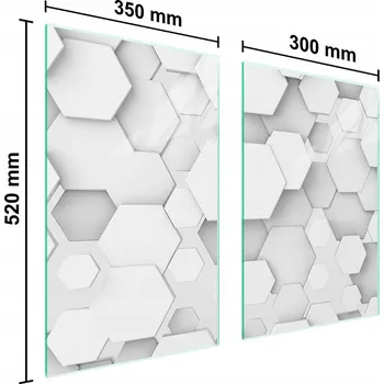 Kuchyňské prkénko Krájecí deska TMK ArtDeko sklo 2 ks