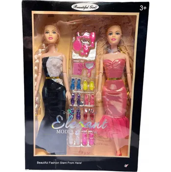 Panenka Zestaw Panenka modowa 2 szt doplňky Pro holčičku