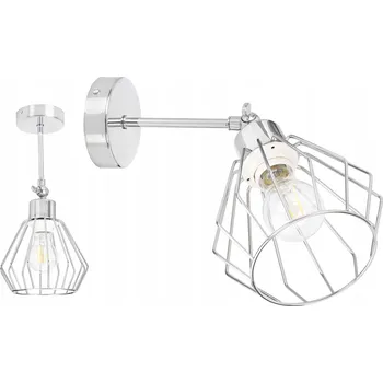 Nástěnné svítidlo Nástěnné svítidlo KINKIET pohyblivé loft drátěné na E27 chrom