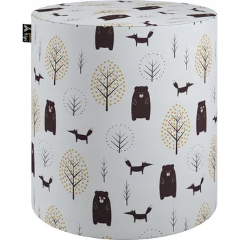 Taburet Žlutý Tipi Puf Bobby 500-19