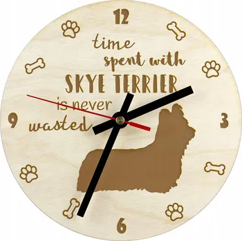 Hodiny Nástěnné hodiny Art-Dog béžové 20 cm