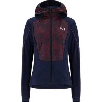 Dámská větrovka Dámská sportovní bunda KARI TRAA TIRILL 2.0 S Tmavě modrá, Vínová, Bílá