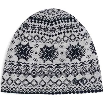 Pokrývka hlavy Dámská merino čepice KARI TRAA VILMA oz Bílá, Černá