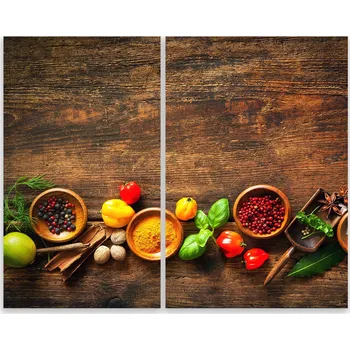 Kuchyňské prkénko Skleněná Ochranná Deska a Krájecí Prkénko | Indukce, Sporák ds-0448