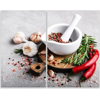 Kuchyňské prkénko Skleněná Ochranná Deska a Krájecí Prkénko | Indukce, Sporák ds-0078