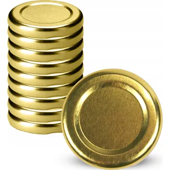 Sklenice ŠROUBOVACÍ VÍČKA NA LAHVE A SKLENICE VÍČKA FI38 10 Ks 3 HÁČKY