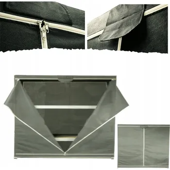 Obraz Ochranný obal na regál 90x150x35 cm, šedý, odolný