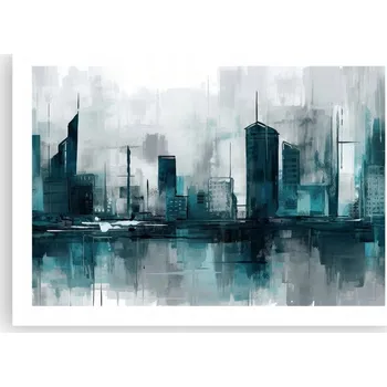 Obraz Plakát bez rámu do obýváku ložnice 70x50 město moderní módní obraz