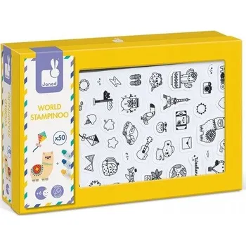 kreativní sada Kreativní sada Razítka Kolem světa Janod