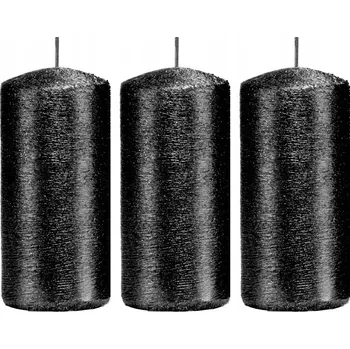 Svíčka Tradiční parafínová svíčka bez vůně Drobo 3 ks