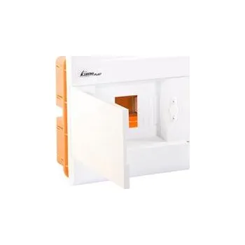 Rozvaděč ELEKTRO-PLAST Rozvaděč SRp-8/B (N+PE) IP40 plastový 1x8 pod omítku / bílé dveře