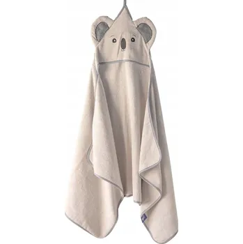 Bambusový ručník s kapucí KOALA béžový 70x140 cm