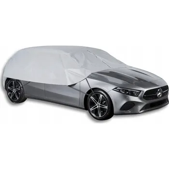 Plachta na motorové vozidlo Poloviční autoplachta / Ochranná plachta na auto hatchback velikosti M (280-300 cm) Exclusive - MĚKKÁ