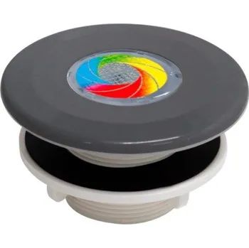 Bazénové osvětlení SeaMAID bazénové LED světlo s tryskou VágnerPool (Tmavě šedá RAL 7016) - 9LED RGB, 8,2W - pro předvyrobené bazény