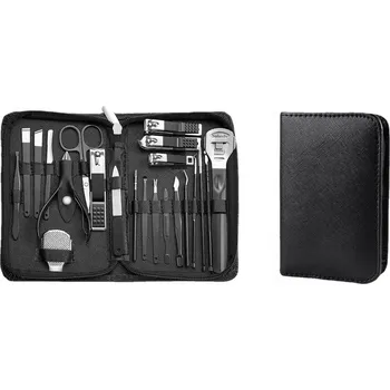 SADA NA MANIKÚRU A PEDIKÚRU 22 DÍLŮ VELKÁ SADA NA NEHTY PILNÍK ŠKRABKA