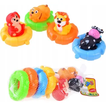 Hračka pro nejmenší GUMOVÁ ZVÍŘÁTKA DO KOUPELE PLOVOUCÍ PUZZLE