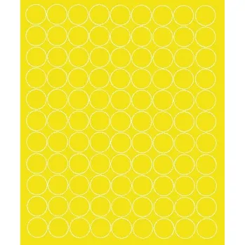 Obraz Samolepky Drago puntíky 2 cm žluté 99 kusů