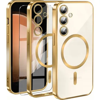 Pouzdro na mobilní telefon Zadní Kryt Erbord pro Samsung Galaxy S23 FE zlatý