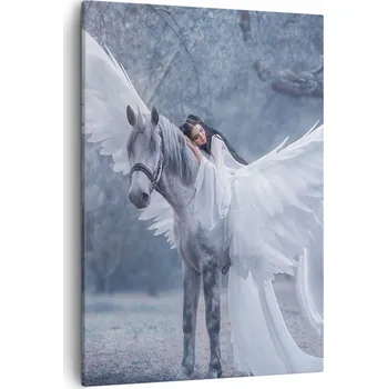 Obraz Obraz na plátně do obýváku ložnice 50x70 abstrakce obrazy na zeď