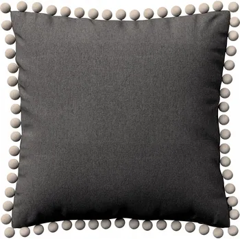 Polštář Dekoria Povlak na polštář Wera, grafitový