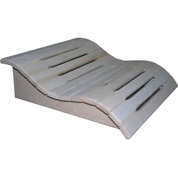 Podhlavník do sauny lípa s pružnými lamelami z lipového dřeva